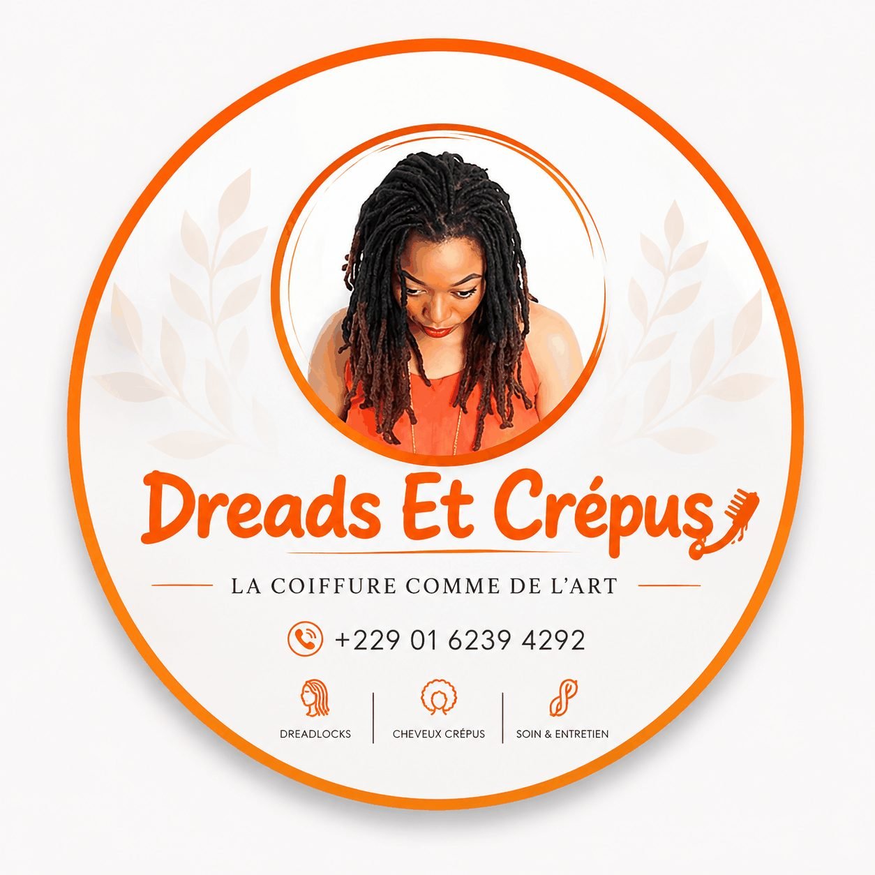 Portrait d'une cliente avec de magnifiques locks — Dreads ET Crépus