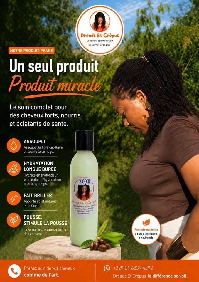 Nos produits — salon Dreads ET Crépus à Cotonou
